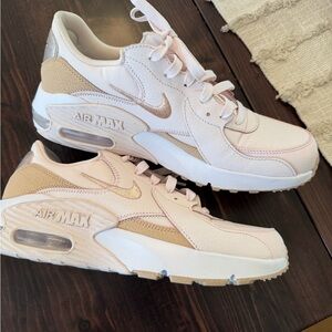 Nike Air Max Women's Sneakers - Pink and Tan size 10
